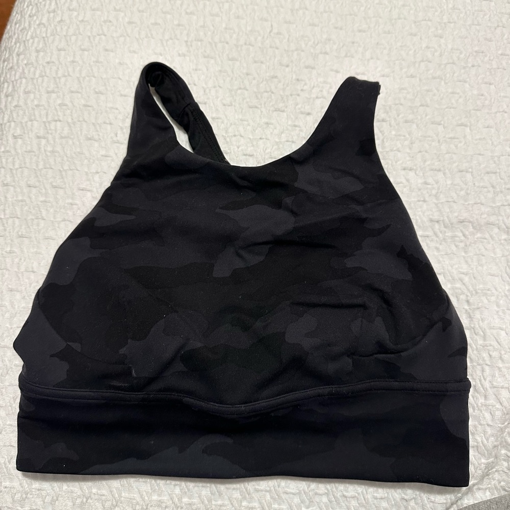 Lululemon Camo Longline Sports bra